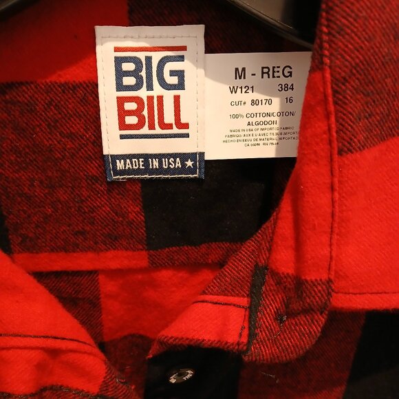 Big Bill Brawny Premium Flannel Plaid Shirt - Picture 2 of 6